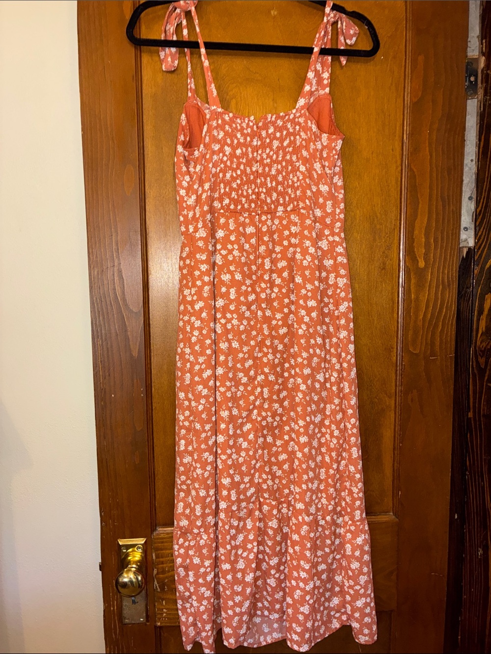 Abercrombie tie strap floral midi dress - Picture 6 of 7